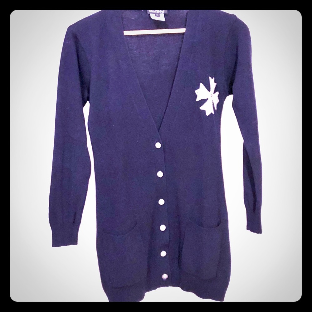 100% Recycled Cashmere Cardigan Sweater